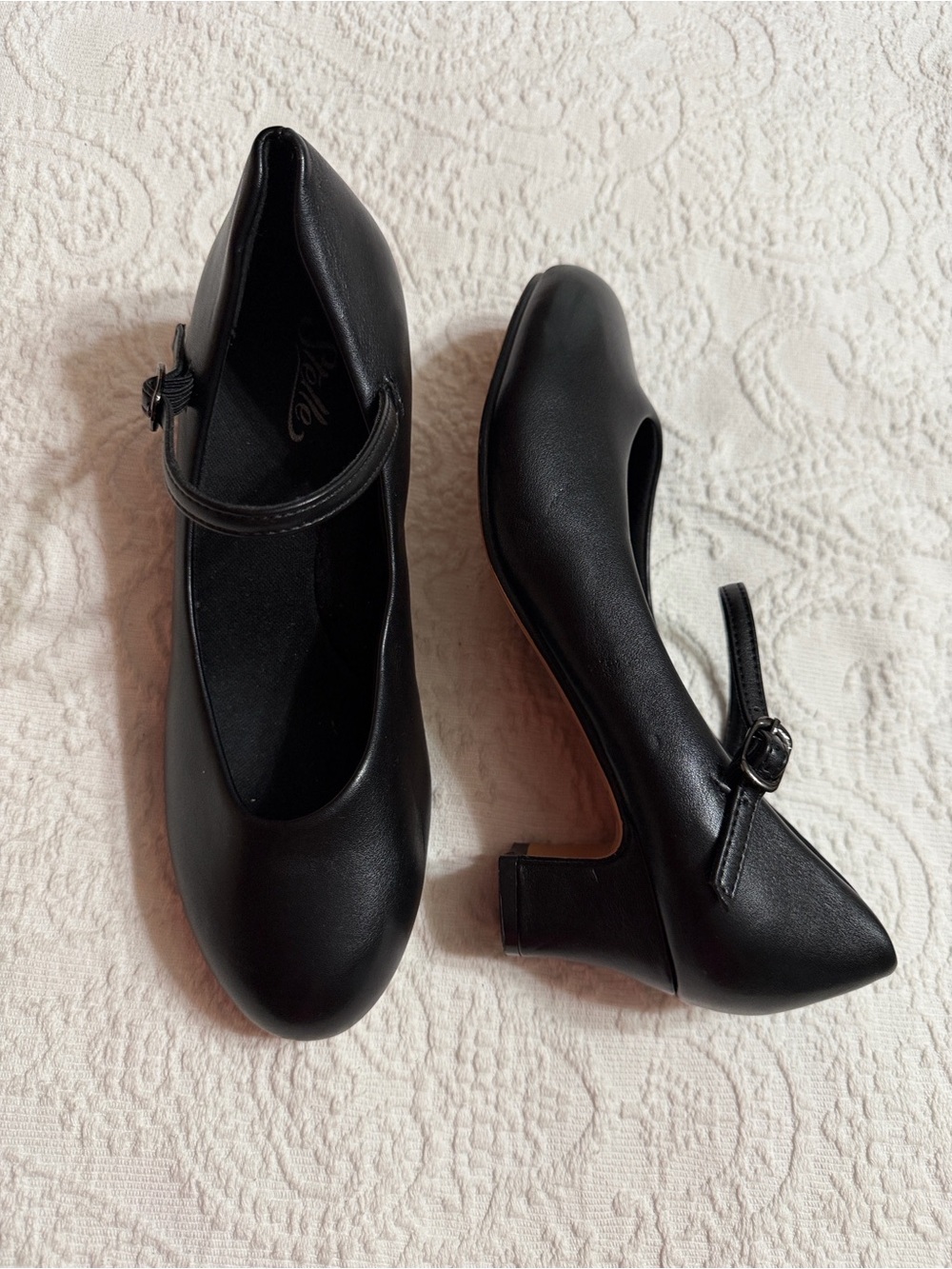 Stelle Character Dance Shoes Size 7 Women’s Mary Jane 2” Heels